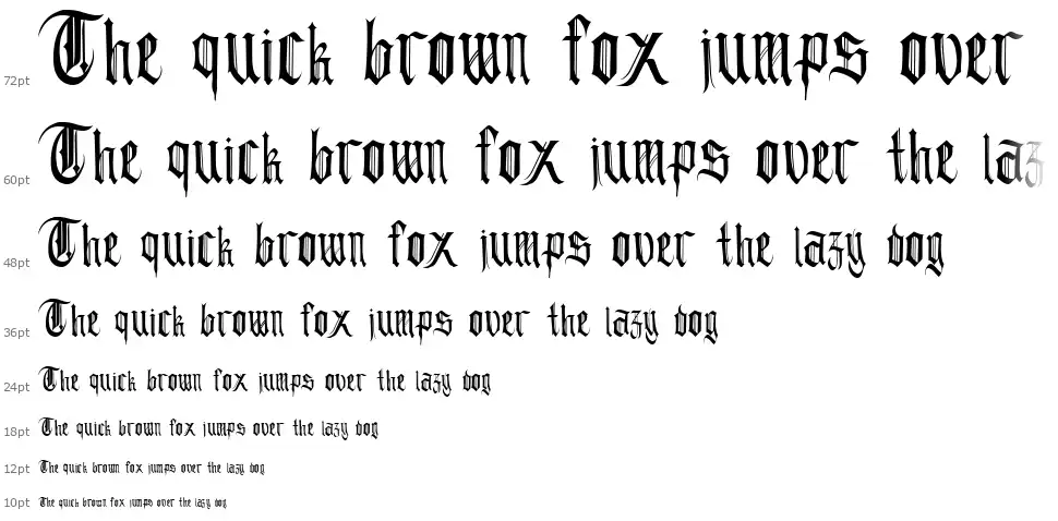 Blackshadowfont waterfall