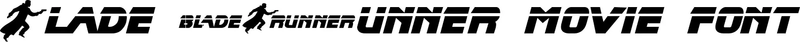 Blade Runner Movie Font