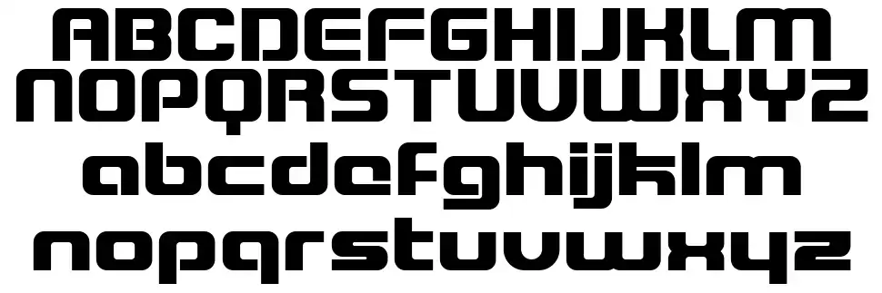 Blasterfont specimens
