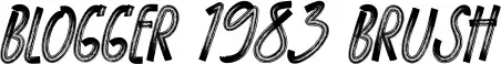 Blogger 1983 Brush