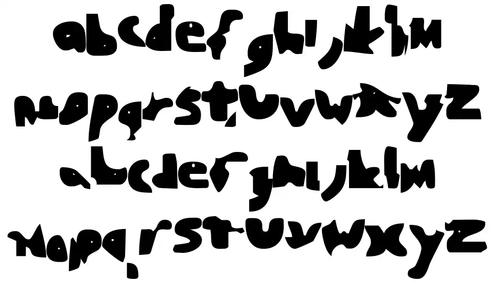 Bluntedfont specimens