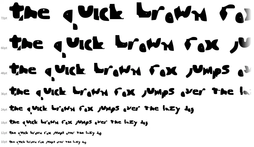 Bluntedfont waterfall