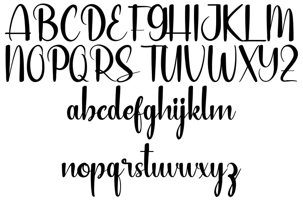 Blushfulfont specimens