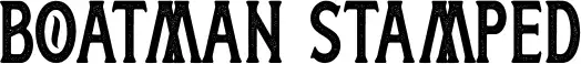 Boatman Stamped