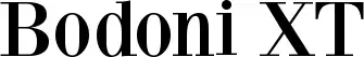 Bodoni XT
