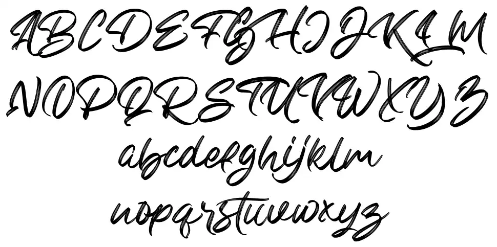 Bright Heritage Texturedfont specimens