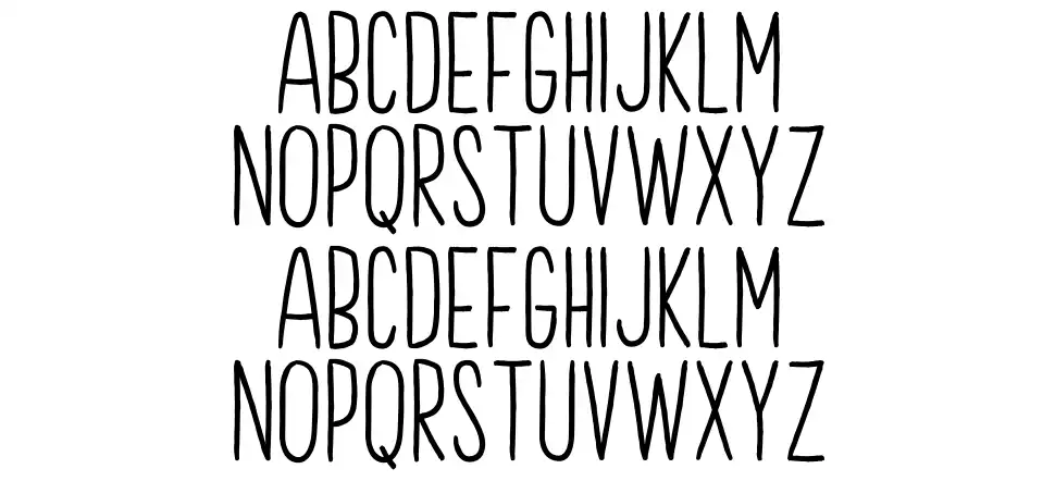 Brookfont specimens