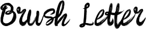 Brush Letter
