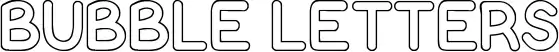 Bubble Letters