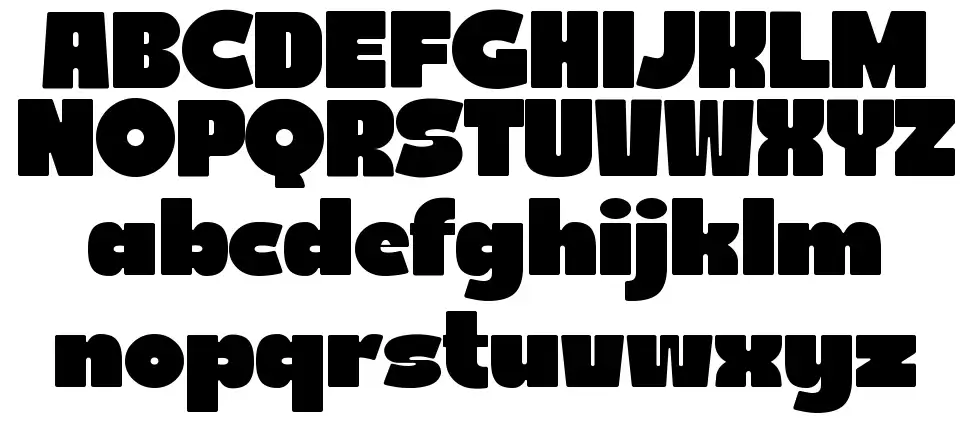 Budokafont specimens