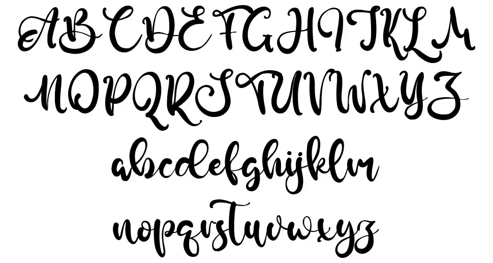 Burcasterfont specimens