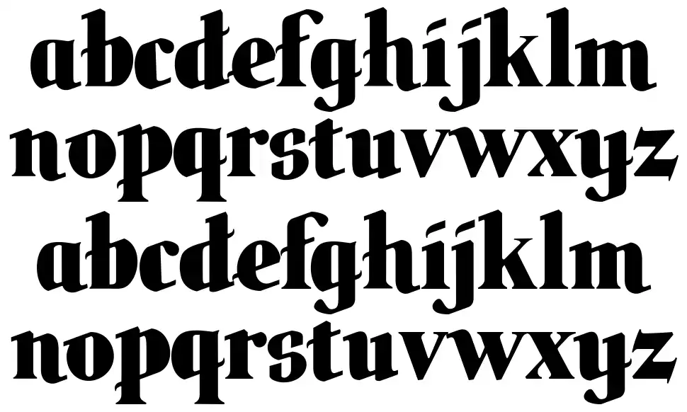 Buttelerfont specimens
