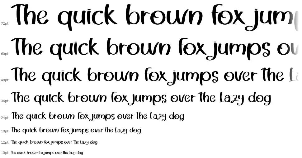 Butter Chocolatefont waterfall