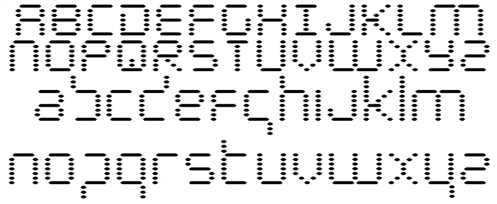 Byte Policefont specimens