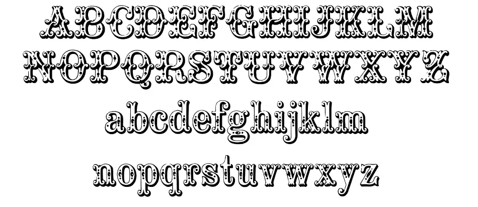 Byzantine Образец Byzantinefont specimens