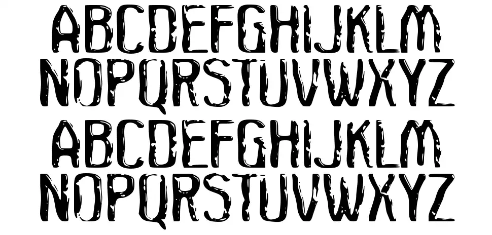 c Click Clockfont specimens