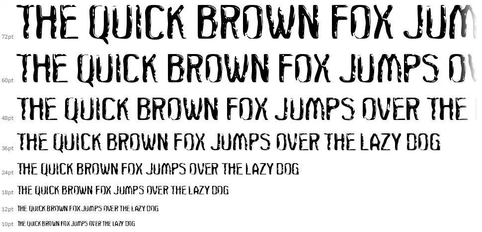 c Click Clockfont waterfall