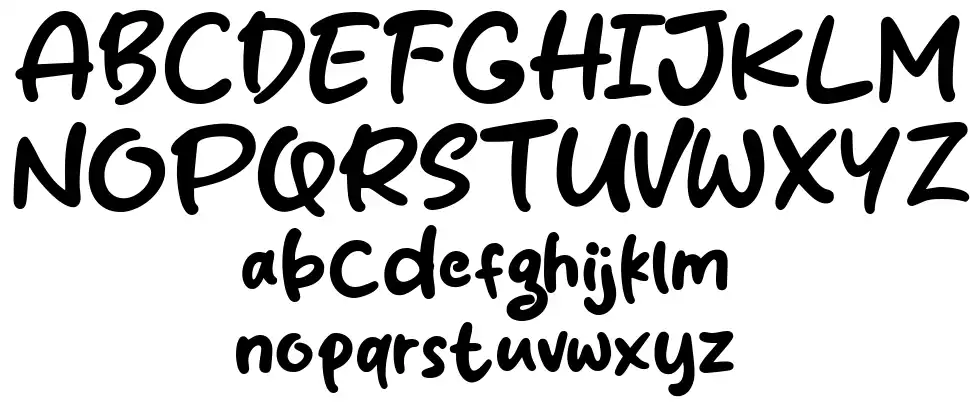 Cakecafefont specimens
