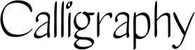 Calligraphy