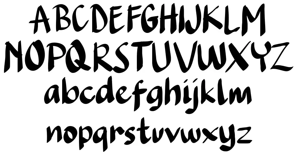 Camping Planfont specimens