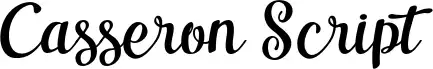 Casseron Script