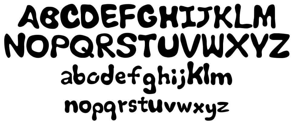 CBeebies Образец CBeebiesfont specimens
