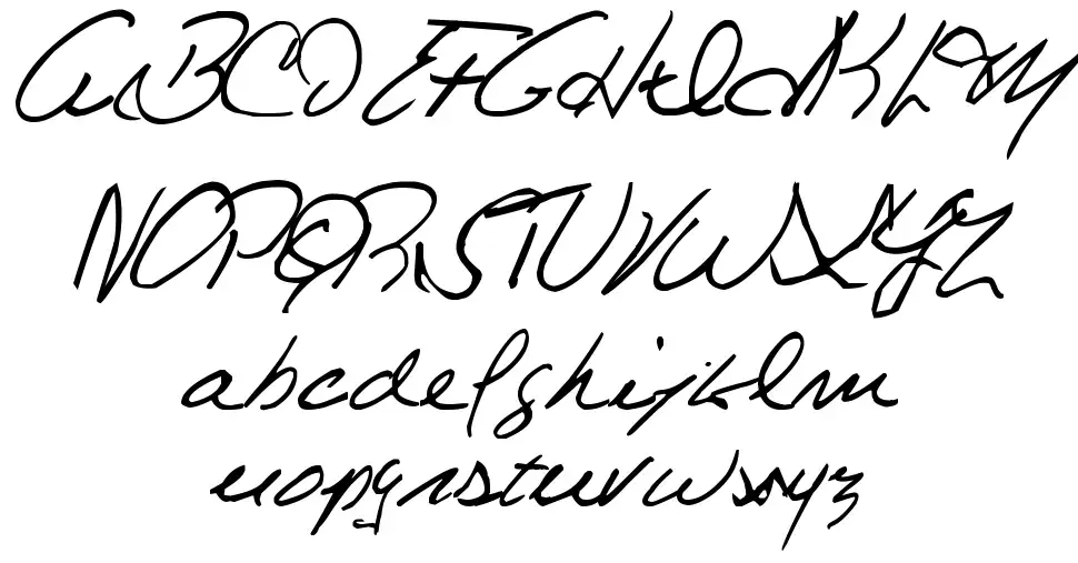 Celine Dion Handwritingfont specimens