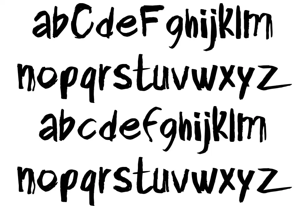 CF Final Conflictfont specimens