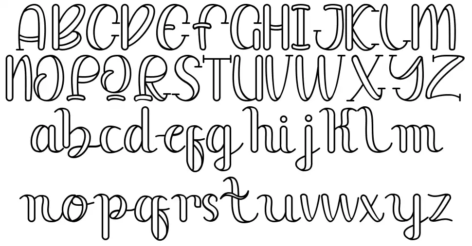 Chair Linefont specimens
