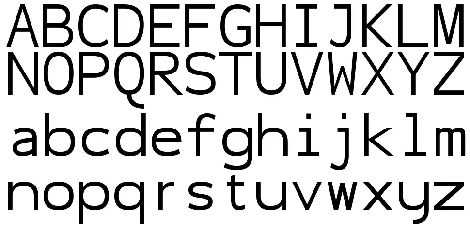 Chibi Sans Mono 2013font specimens