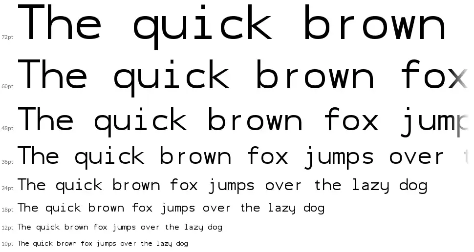 Chibi Sans Mono 2013font waterfall