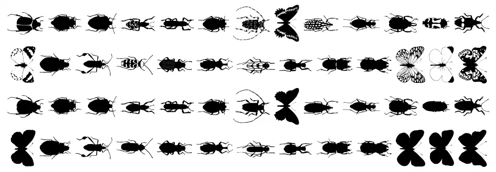 ChileanBugsfont specimens
