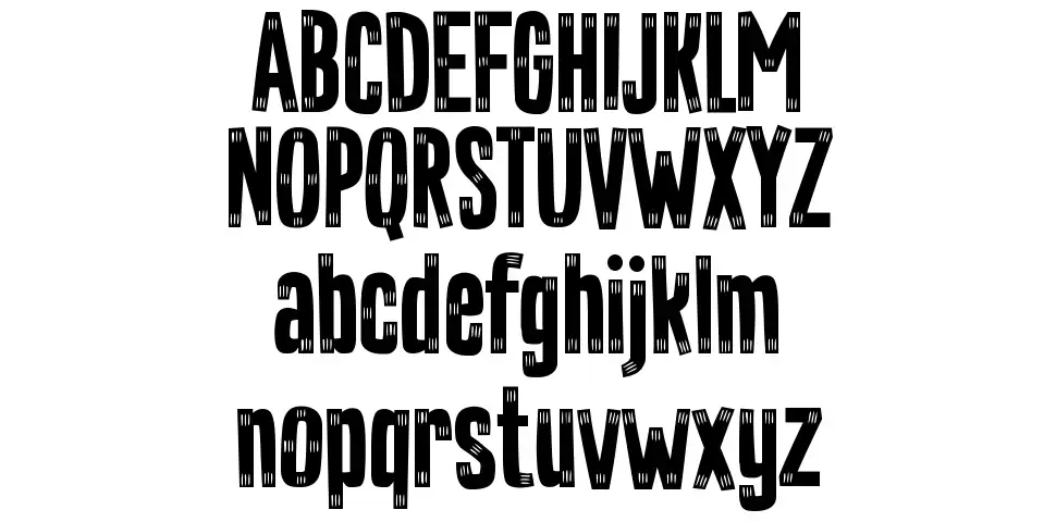 Chispaboomfont specimens