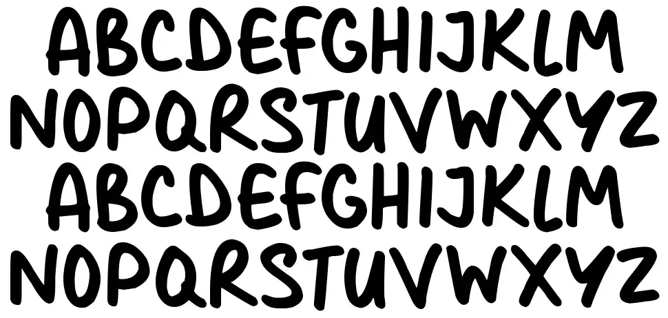 Christmas Cards xxxfont specimens