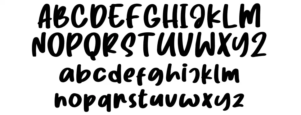 Chunky Hazelnutfont specimens