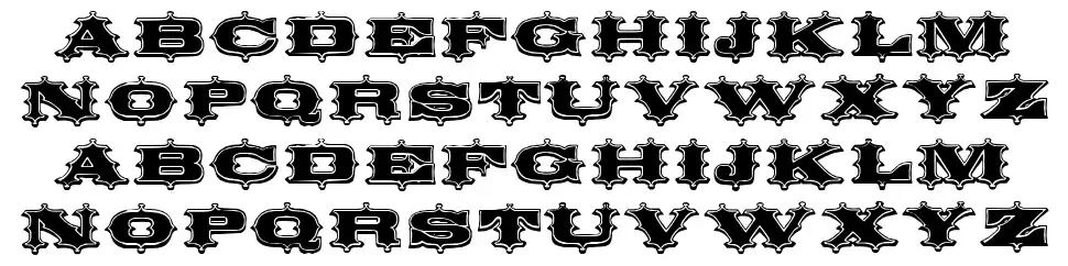 Circus Ornatefont specimens
