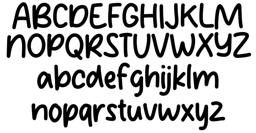 Cloudy Nightfont specimens
