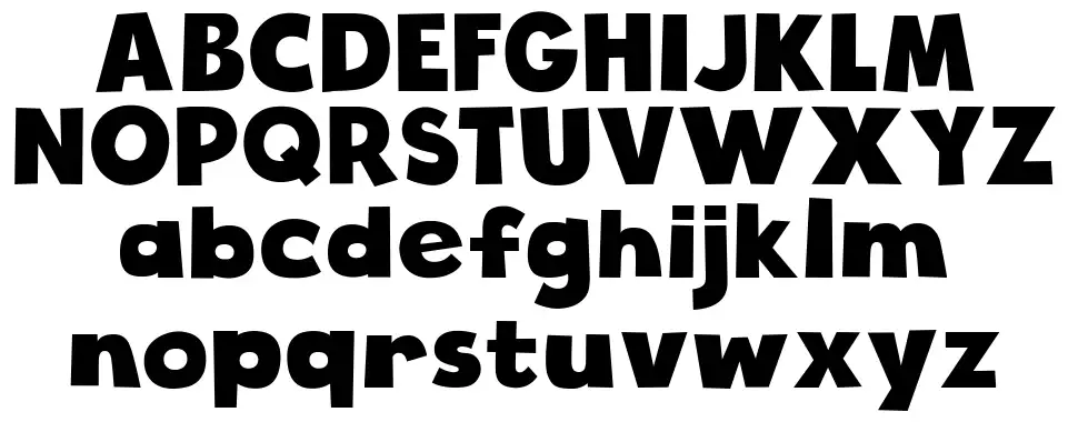 Cloudy With a Chance of Lovefont specimens