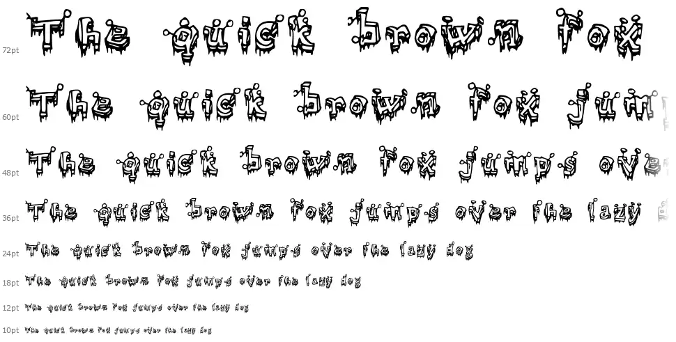 Cloutfont waterfall