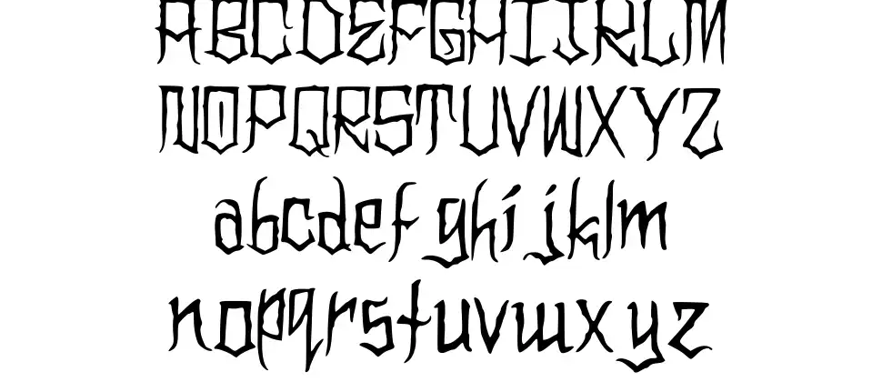 Clownoween Образец Clownoweenfont specimens