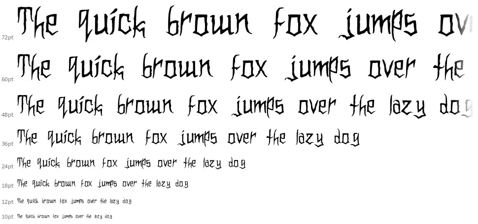 Clownoween Водопад Clownoweenfont waterfall