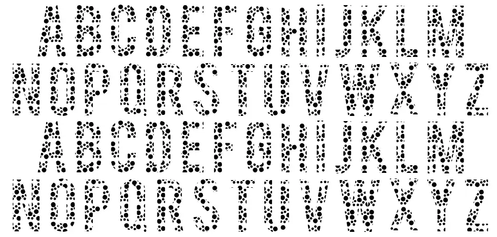 Color Blindfont specimens