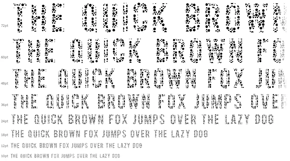 Color Blindfont waterfall