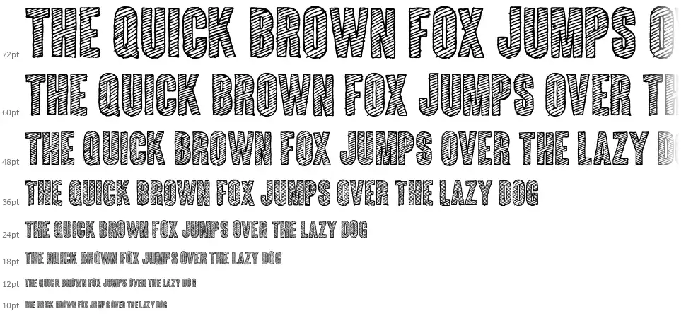 Coluna Sketchfont waterfall