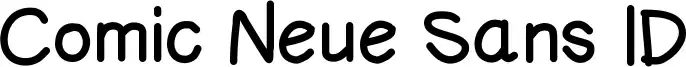 Comic Neue Sans ID