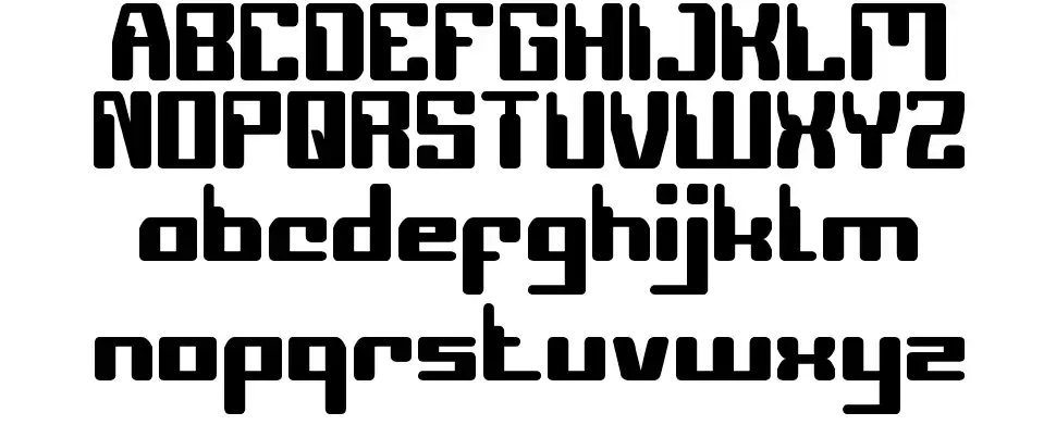 Computer Robotfont specimens