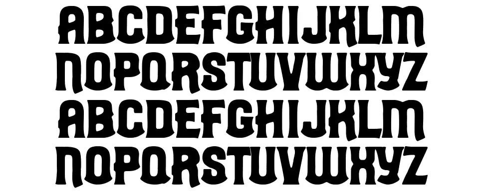 Conflictivefont specimens