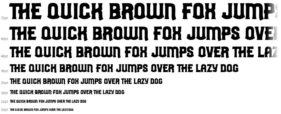 Conflictivefont waterfall