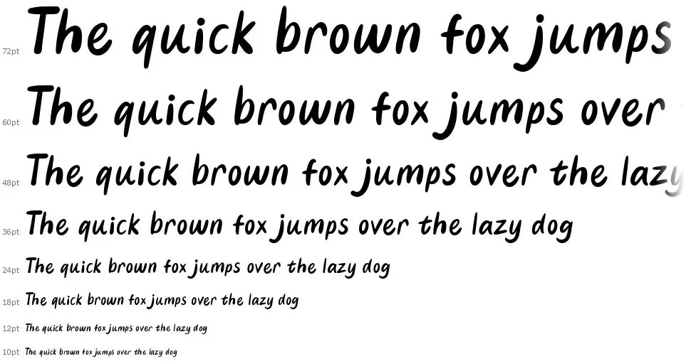 Conformablefont waterfall