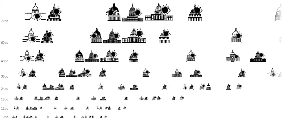Congressfont waterfall